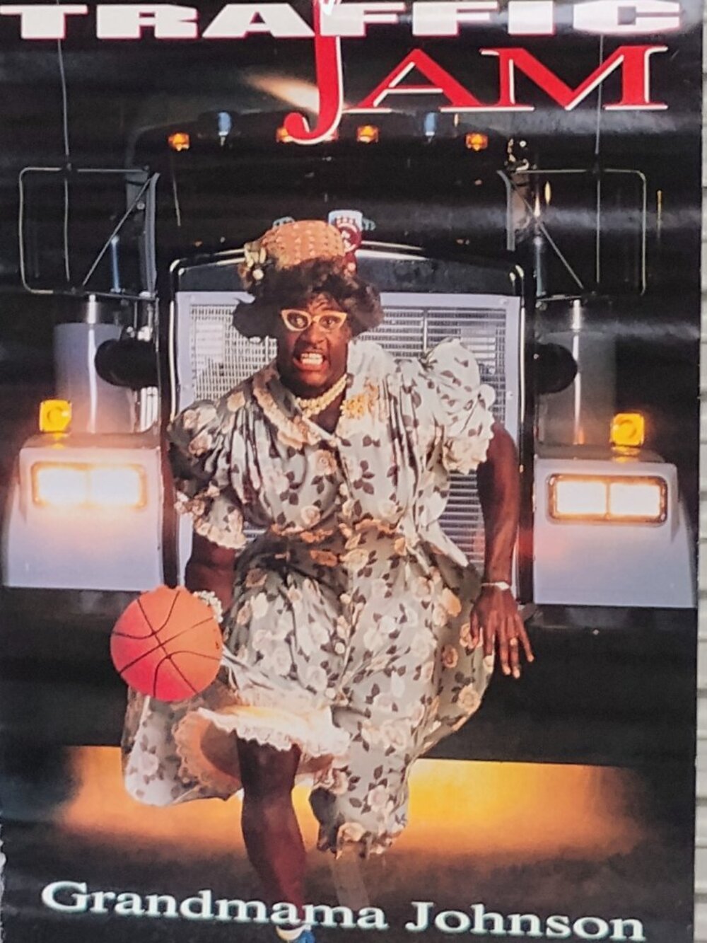Larry Johnson Converse Grandmama Traffic Jam Poster Charlotte Hornets UNLV 23x35